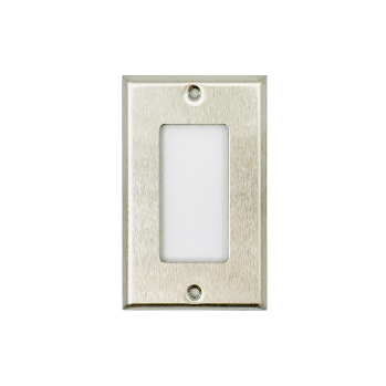 QCF1-SS — 1 Gang Stainless Faceplate