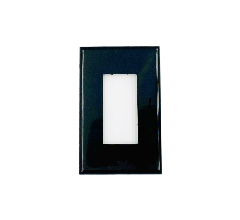 QCF1S-ABS — Screwless 1 Gang Faceplate